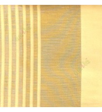 Orange color vertical pencil and bold stripes net finished vertical and horizontal checks line poly fabric sheer curtain